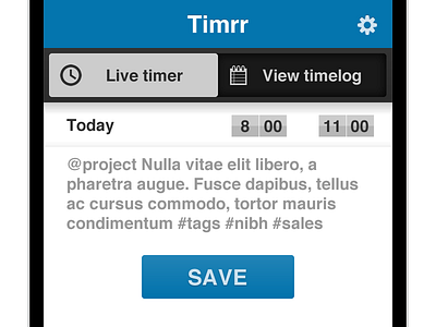 Live timer app form live time time tracking timer web app webapplication