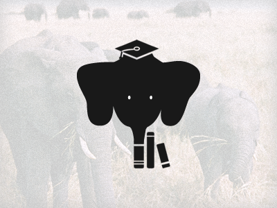 Elephant Logo black branding design elephant identity logo logo design mark