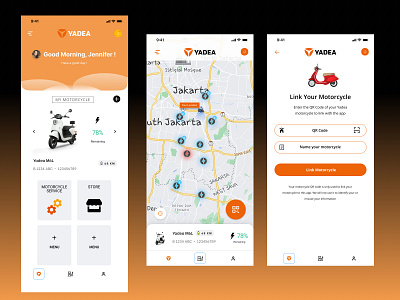 Yadea Electric Motorcycle App