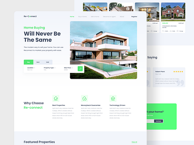 Real Estate Website Concept