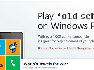 Play "old school" on Windows Phone app blue tomato cover easter egg facebook game lumia 900 nokia old school profil picture windows phone