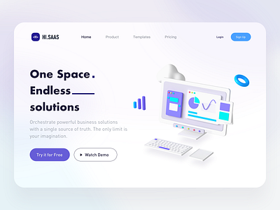 Saas webpage