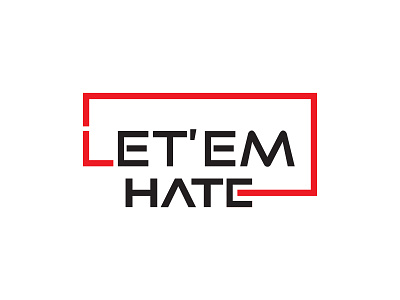 let'em hate branding design graphic design illustration logo typography vector