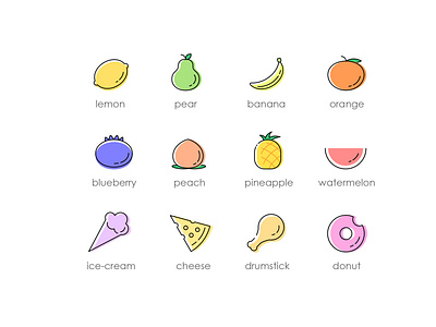 Food icons