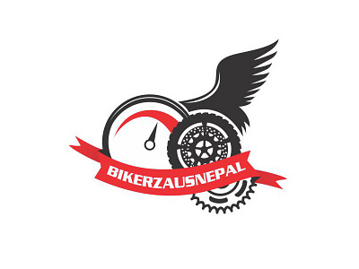 Bikerzausnepal bikers logo