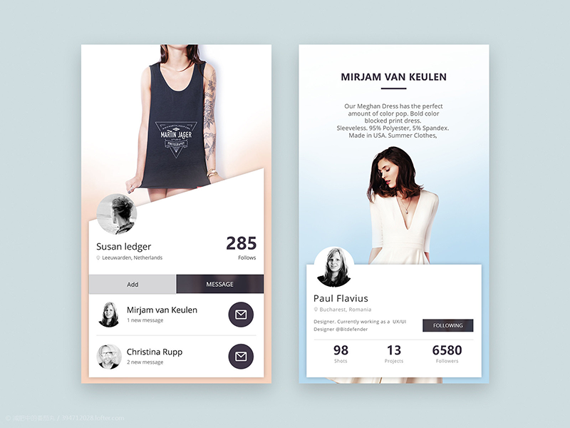 UI Design_Personal details by YuanTian on Dribbble