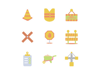 Construction Icon part 2 by Rudez Studio on Dribbble