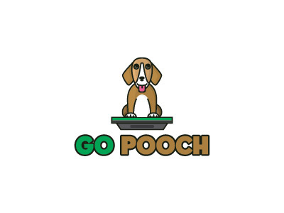 Go Pooch dog logo