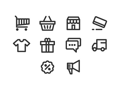 E Commerce Pixel Perfect icon (Free Download)