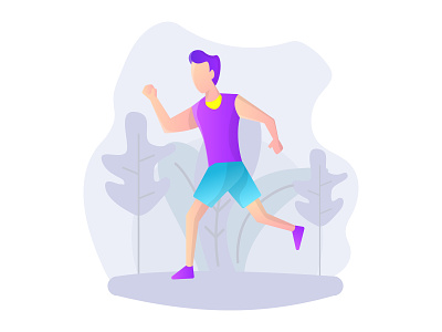 Jogging illustration jogging run