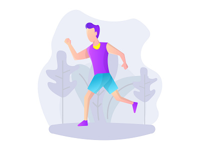 Jogging illustration jogging run