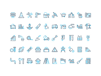 50 Construction Icon Set Free Download building construction icon industry