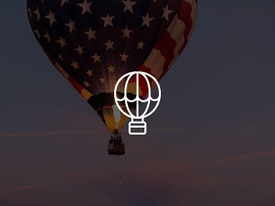 Air balloon icon air balloon icon