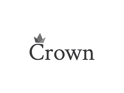 Crown logo 2d branding design designer graphic design logo typography vector
