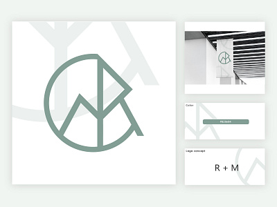 R + M lettermark 2d branding design designer graphic design lettermark logo monogram new noteworthy popular typography vector