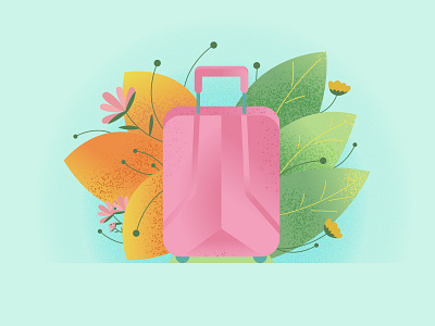 Suitcase design illustration vector