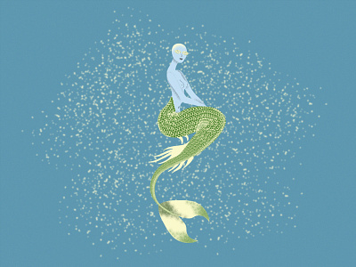 Mermaid beauty branding character design illustration mermaid vector