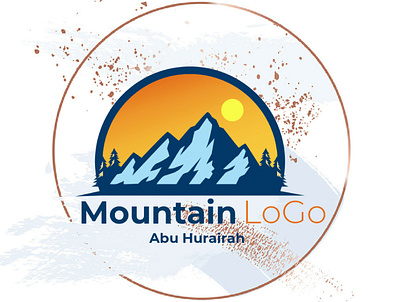 Mountain Logo for T-Shirt 3d animation app branding design designer dribble graphic design illustration logo motion graphics mountain logo t shirt ui