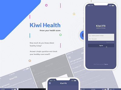 Kiwihealth Presentation health app