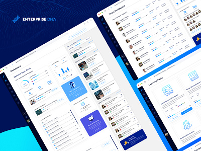 Education platform. Enterprise DNA dashboard design education redesign skill tools training ui ux web webdesign website