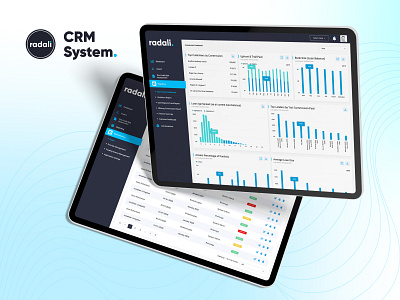 CRM System Design. Radali crm crm design dashboard design saas system ui ux web webdesign