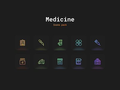 Icons Design. Medicine