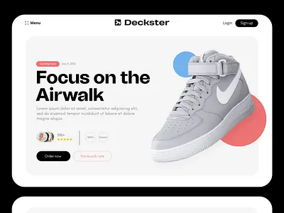 Airwalk - eWeb UI app ui ecommerce website figma hero header minimal nike photoshop responsive shoe website slider web design web ui website ui