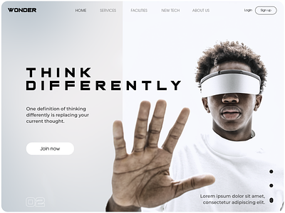 Think Differently - Header Visual