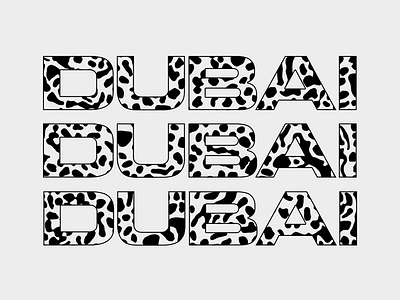 Dubai 2 dubai type typography