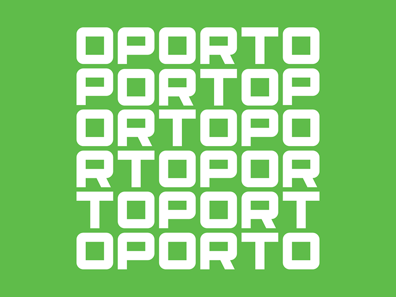 Oporto animation gif type typography
