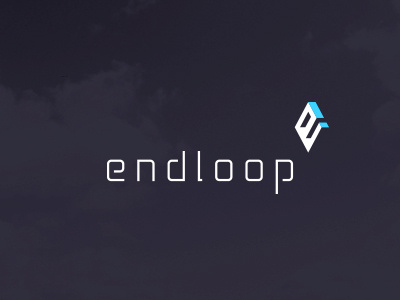 Endloop Rebrand diamond e endloop flat geometric logo rebrand