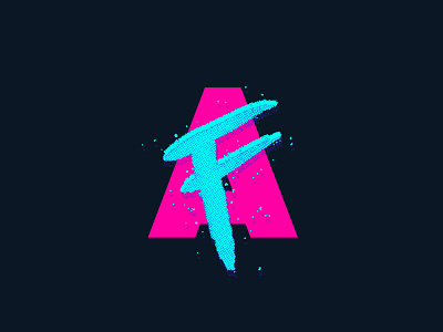 Astro Fizzy Minimized astro brush fizzy logo minimized neon
