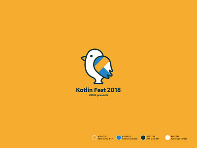 Logo for Kotlin Fest 2018 branding design graphic kotlin logo