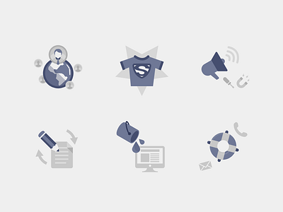 Flat icons set 1