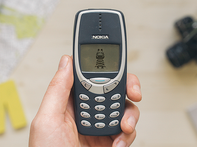 Zebra on Nokia 3310 3310 clean design icon interface mobile mockup nokia pixel simple ui zebra
