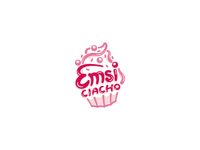 Emsi Ciacho brand cookie cupcake dream food identity illustration logo sweet symbol typography vector