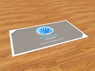 Hexagon business cards print