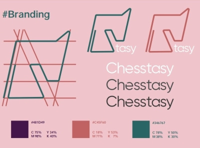 Branding Project - Chesstasy branding design graphic design illustration logo typography vector