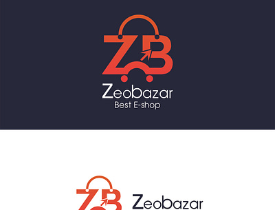 A E-shop logo graphic design logo