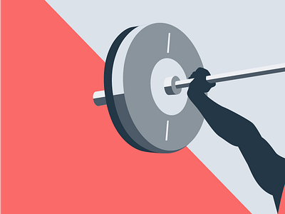 Weightlifting design illustration muscles olympics strength weightlifting