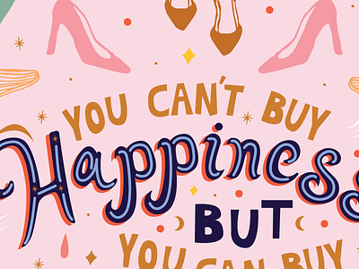 Happiness and stuff app art branding color design drawing flat illustration graphic design hand drawn hand lettering iconography illustration illustrator lettering pattern texture type typography ui vector
