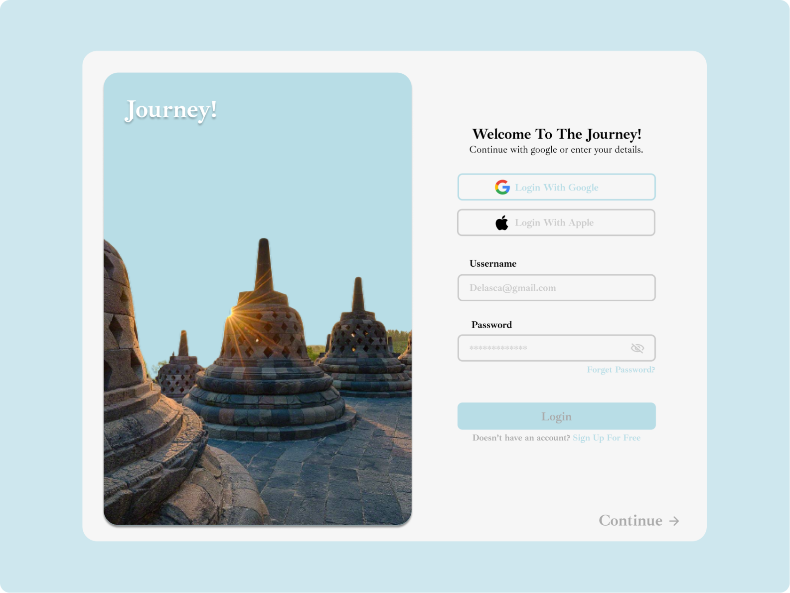 Application Series Exploration Login Page Journey! by Rahmat Hafis