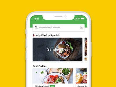 Bite Squad App Redesign (Concept) app bite delivery food ios iphone iphonex sketch squad ui ux