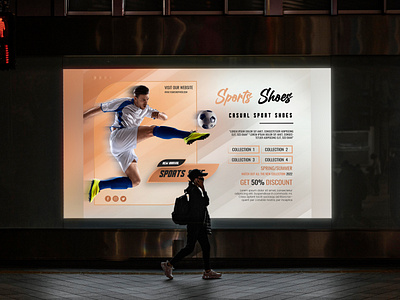 Sports Shoes Banner Design