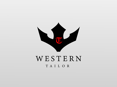 WESTERN TAILOR LOGO brand design cloth clothing clothing brand graphic design logo logo design logo designs logos printing