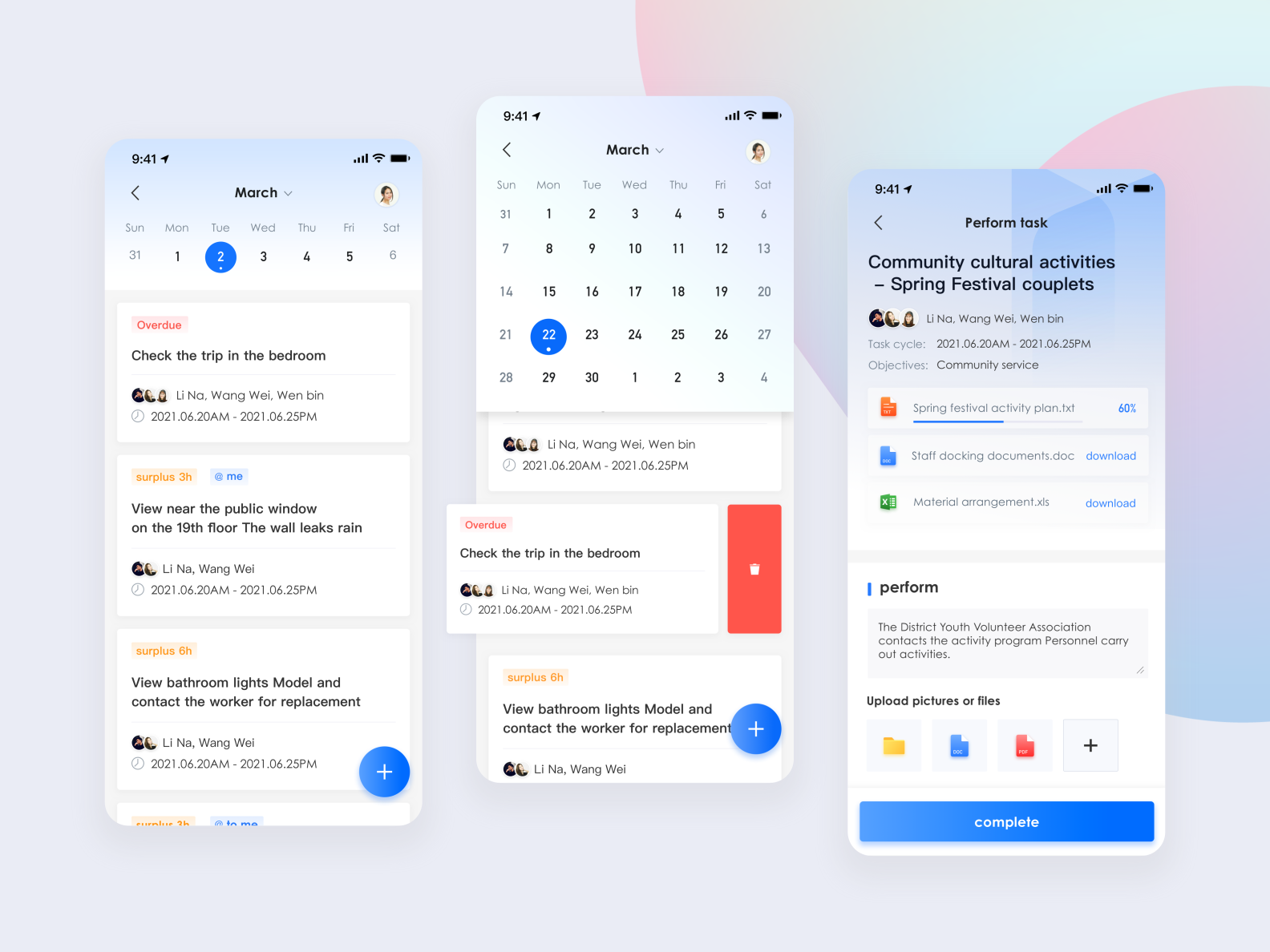 Task Manager App by bary on Dribbble