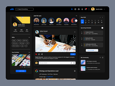 Portfolio sharing platform concept UI design figma minimal product design ui user experience user interface ux