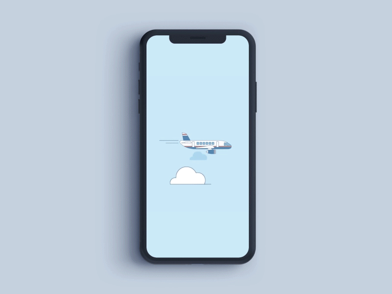 Airplane App Sign up Motion Ui app gif motion sign in sign up ui ux