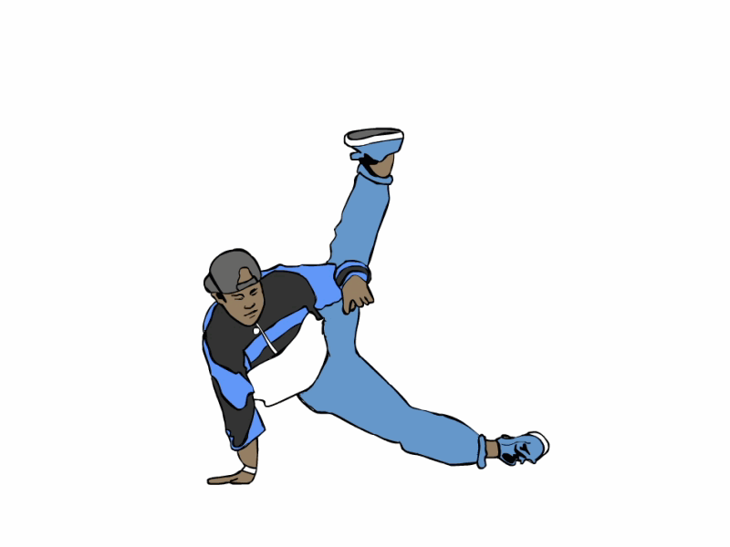 Bboy 2d aftereffects animation bboy breakdance flash