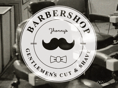 Barber shop label